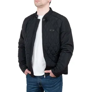 FALKENSTEJN Steppjacke Ilian für Frühling & Herbst – stilvoll, funktional & hochwertig Herren Übergangsjacke - Schwarz - XL