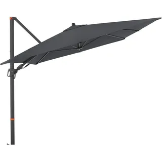 Doppler myZone Pendelschirm Side 280 x 280 cm Sonnenschirm 6 Farben Ampelschirm 455279 840 Anthrazit - Grau