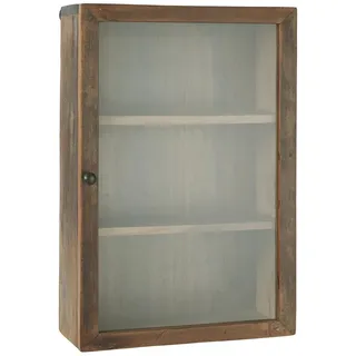 Ib Laursen - Wandschrank Hängeschrank Wandregal Holz Glastür 60x40cm 2115-00