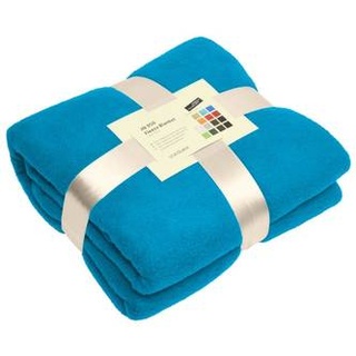 Fleece Blanket Vielseitig verwendbare Fleecedecke für Gastronomie und Freizeit blau, Gr. one size
