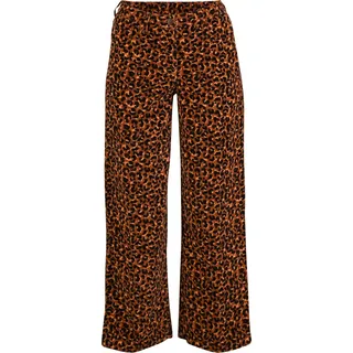 Blutsgeschwister Damen High Waist Marlotte Hose (Größe S, orange)