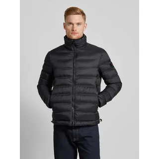 Steppjacke mit Stehkragen Modell 'Proske', Black, XXL