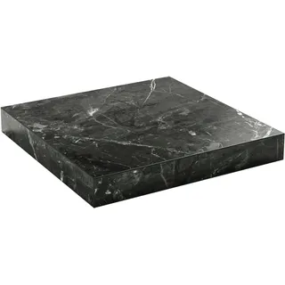 Impuls Küchen Arbeitsplatte 4 cm stark, in vielen Breiten, passend zu allen Serien, von vier Seiten ummantelt schwarz 100 cm x 4 cm x 60 cm
