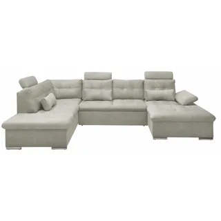 ed-lifestyle Eckcouch Polyester 5-Sitzer U-Form Beige