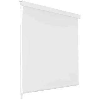 vidaXL Duschrollo 100 x 240 cm weiß