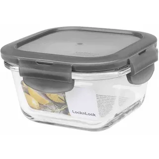 Lock & Lock Frischhaltedose quadratisch transparent 12 x 12 x 6,5 cm 0,3 l
