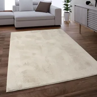Paco Home Fellteppich 80 x 150 cm Creme