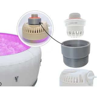 Benutzerdefinierter LED-Licht-Adapter-Konverter, kompatibel mit Bestway Lay Z Spa Salu Spa Coleman, tragbaren aufblasbaren Whirlpools (LED nicht im Lieferumfang enthalten)