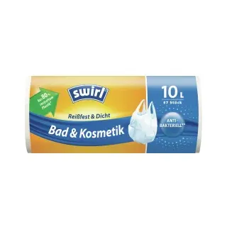 Swirl swirl® Kosmetikbeutel 4341 10,0 l weiß, 37 St.