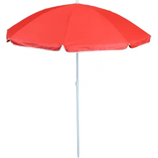 Berger SunBasic Sonnenschirm rot, Durchmesser 1,3m