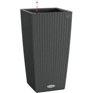 LECHUZA Cubico Cottage 30 Komplettset 30 x 30 x 56,5 cm granit