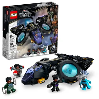 LEGO Marvel Shuri's Sunbird, Black Panther Aircraft Buildable Toy Vehicle for Kids, 76211 Wakanda Forever Set, Avengers Superhelden Gift Idea