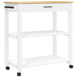 vidaXL Küchenwagen MONZA 84x40x90 cm Massivholz Kiefer