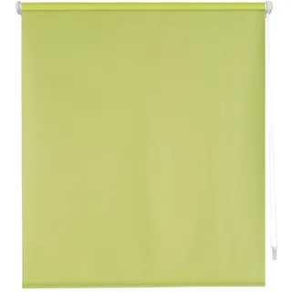 Decorblind | Verdunkelungsrollo, glatt, ohne Werkzeug und ohne Bohren, Maße Rollo: 140 x 180 x 180 cm (B x L), Maße Stoff: 137 x 175 cm, einfarbig, Pistazienfarben, Jalousien für Fenster