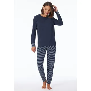 SCHIESSER Schlafanzug Uncover Nightwear Blau 42