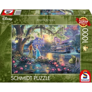 Schmidt Spiele - Thomas Kinkade - Disney Dreams Collection - Die Prinzessin und der Frosch