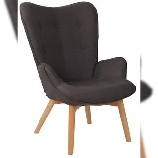CLP Ohrensessel Durham Polyester 0 x 0 x 0 cm dunkelgrau
