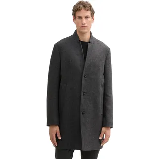TOM TAILOR Denim Herren 1042405 3-Knopf Wollmantel mit Stehkragen (1er Pack) - M