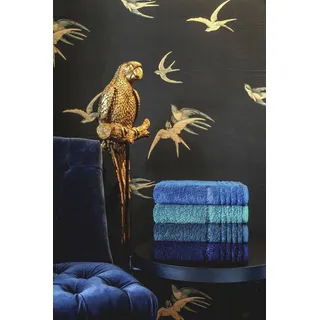 Vossen Handtuch Vienna Style 50 x 100 cm Baumwolle Blau Dunkelblau