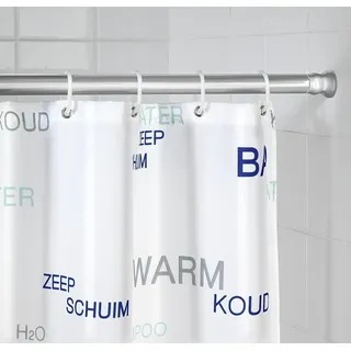 WENKO Duschvorhang Breite 2 cm, Mit modernem Motiv
