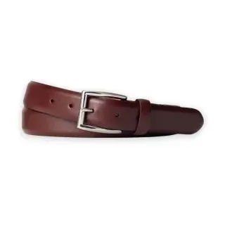 Polo Ralph Lauren für Herren. 405913730001 Brauner Lederkleidgürtel (40), Lässig, Klassisch