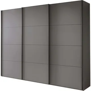 Wiemann Schwebetürenschrank Phoenix 223 x 217 x 67 cm Grau/Rot
