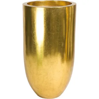 Pandora elegante Bodenvase Ø 50 cm, Höhe 90 cm gold leaf