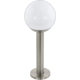EGLO Außenleuchte Edelstahl/Glas 806 lm E27 IP44 1 Stück Silber/Weiß