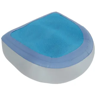 Aufblasbare Sitzerhöhung Spa Booster Sitzpolster Sitzauflage für Whirlpools Rückenstütze Bad Weiches Aufblasbares Badewannenkissen Rutschfester Matte Sitze Entspannendes Rückenpolster (Blau#01 1PCS)
