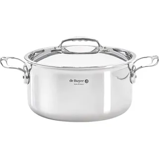 de Buyer 3742.20, 2,5 l, Rund, Edelstahl, Edelstahl, Keine Beschichtung, Edelstahl - Silber