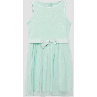 s.Oliver Minikleid mit silbernen Punkten Blau/Silber S