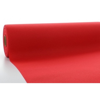 Sovie HORECA Airlaid Tischdeckenrolle Rot, 120 cm x 40 m , 1 Stück Uni Basic Neutralfarben