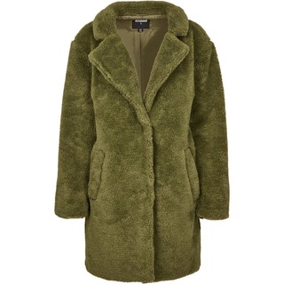 URBAN CLASSICS Parka Damen Ladies Oversized Sherpa Coat (1-St) grün L