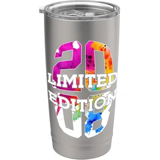 18 JAHRE LIMITED EDITION 2008 18. GEBURTSTAG Doppelwandiger Edelstahl-Thermobecher