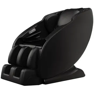 NRG Wellness - 4D Elektrischer Massagesessel Deluxe Schwarz - Relaxsessel - Airbag-Massagesessel - Ganzkörper - Inkl. Fernbedienung - 6 Automatikprogramme - Audio Bluetooth