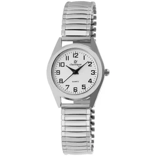 classique Quarzuhr Heyo XXL Edelstahlzugarmband, Damen, basic, Damenuhr Edelstahl