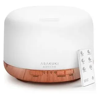 Asakuki Diffuser Rock, für ätherische Öle, Ultraschall, Farbwechsel
