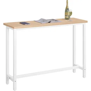 Woltu Bartisch 140 x 100 x 40 cm Hell Eiche