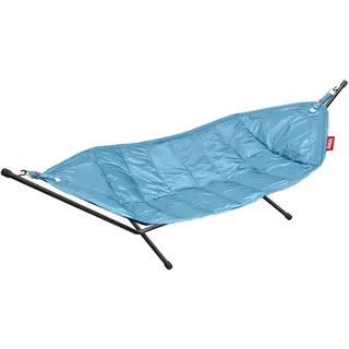 Fatboy Headdemock Hängematte - 270 x 138 cm - Jeans Hellblau | Klappbare Hängematte mit Gestell, Outdoor, Camping, Garten & Terrasse, Reise Hängesessel, Polyester, bis zu 150kg