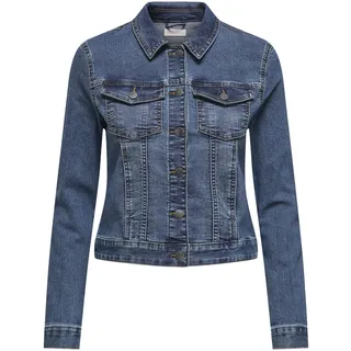 JACQUELINE de YONG Female Jeansjacke JDYMOON Jeansjacke (DE/NL/SE/PL, Alphanumerisch, M, Regular, Regular, Blau) - M