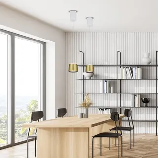 Helestra OVE 1-flg. 60 cm weiß/gold