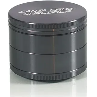 Santa Cruz Shredder Kräuter- und Gewürzmühle, hergestellt in den USA, groß (6,9 cm), grau)