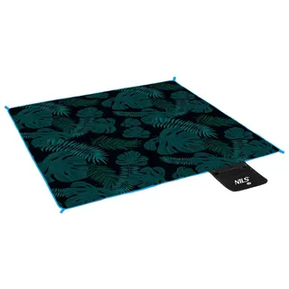 NILS CAMP Picknickdecke LEAF 200 x 200 cm bunt