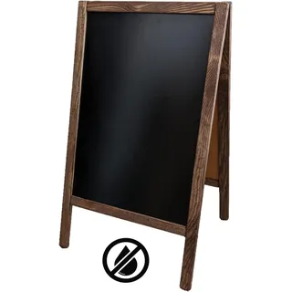 FKL DESIGN Home Deco 3 Größe! Kundenstopper Werbeaufsteller Aufsteller Werbetafel kreidetafel aufsteller Kundenstopper schwarz holzrahmen Werbungstafel Kreidetafel (S 100 x 60 cm)