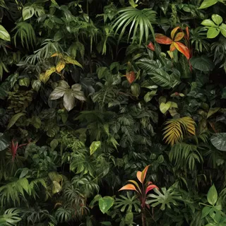 ReWallpaper Tapete Grün Blätter Klebefolie Möbel Grün Vintage Fototapete Dschungel Pflanzen 44.5cm×3m