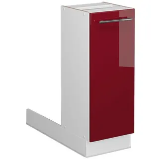 Vicco Kochinsel Fame-Line 30 x 82 x 70 cm Bordeaux Hochglanz