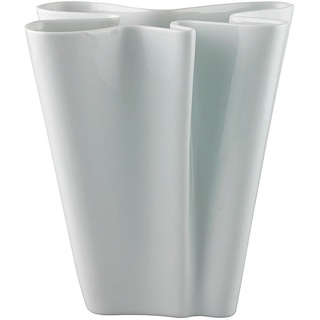 Rosenthal Vase Flux, Weiß, Keramik, 23x23x11.5 cm, zum Stellen, auch für frische Blumen geeignet, Dekoration, Vasen, Keramikvasen