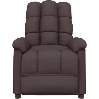 vidaXL Massagesessel 342738 Baumwolle 0 x 0 x 0 cm Braun mit Fernbedienung