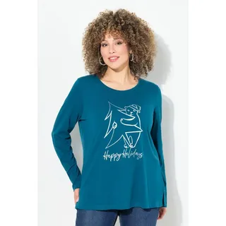 Ulla Popken Longsleeve Petrol 50-52
