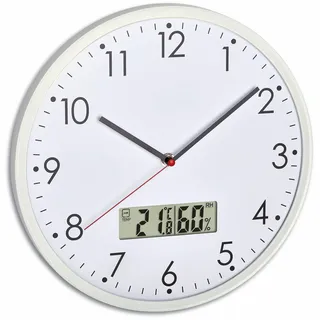TFA Analoge Wanduhr 60.3048.02 weiß 